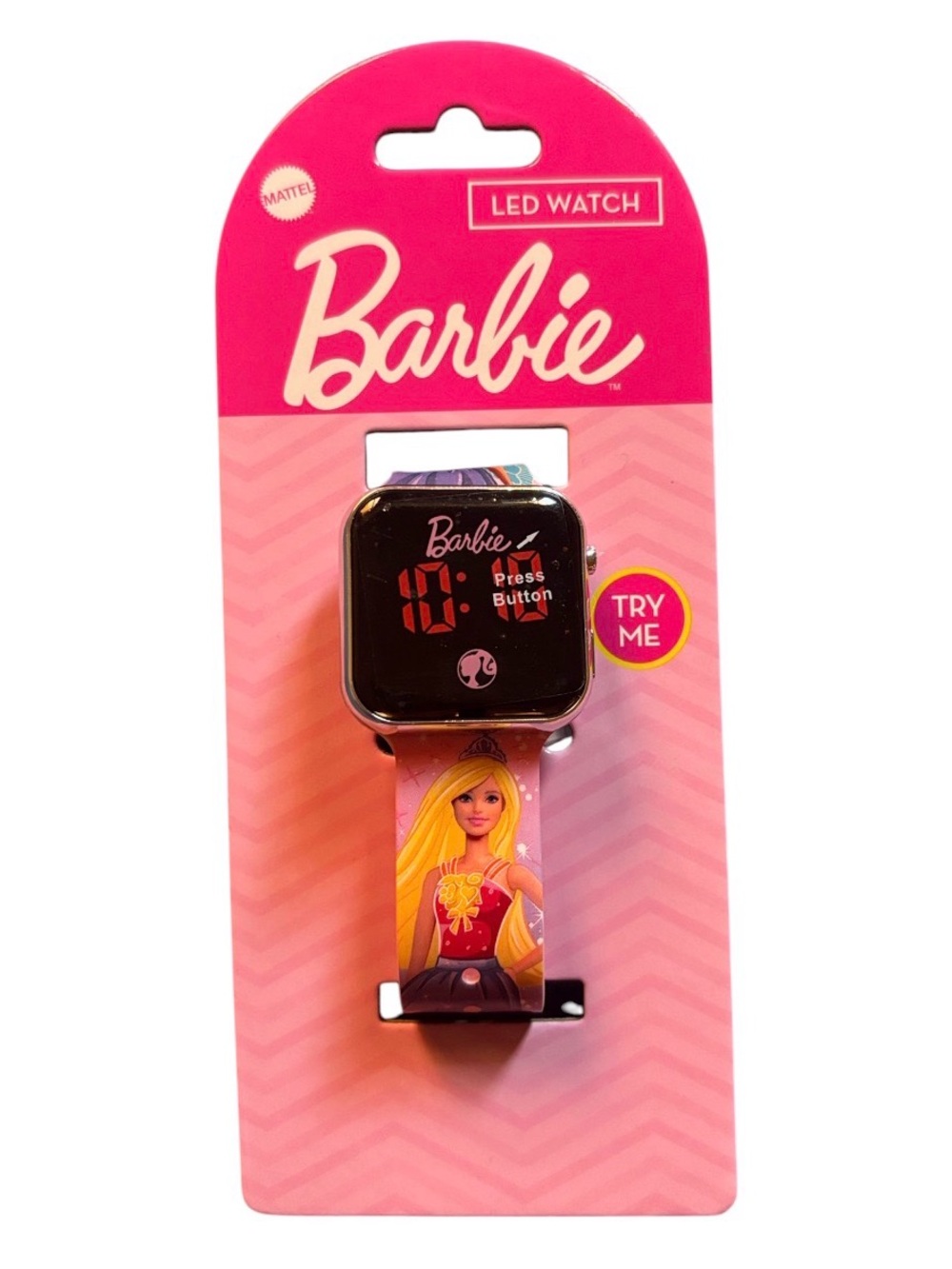 Mattel | BARBIE LED Watch Not A Toy New in Packaging Wrist Wear Press Screen NWT